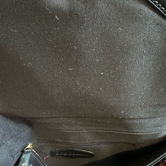 BCBG Generation Oversized Envelope Bag Clutch Black - Picture 9 of 11